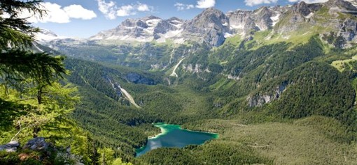 Panoramica della Val di Tovel